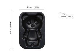 Aluminum Animal Print Cartoon Cake Mold Baking Pan for Child (Panda) N7