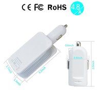 Protable Car Air Purifier,Evtech Car Ionic Air Freshener Removes Cigarette Smoke, Bacteria, Odor Smell with 2.1A... N16