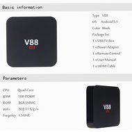 Wayer V88 Rockchip 3229 Quad Core Android 5.1 TV Box + LED Wireless Keyboard, 1.5GHZ 1GB/8GB KODI Fully Online... N7