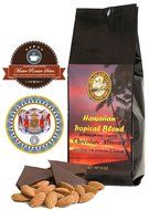 Chocolate Almond Flavored, Kona Hawaiian Coffee Blend, 8 Oz, Ground N12