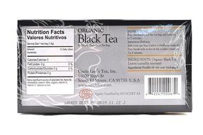Uncle Lees Organic Black Tea (1) 100 Bag Box N2