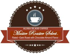Chocolate Almond Flavored, Kona Hawaiian Coffee Blend, 8 Oz, Ground N19