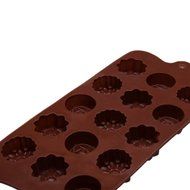 Yunko Various Flower Ice Cube Silicone Mold Chocolate Candy Mold Fondant Cake Decorating Mold