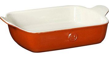 Emile Henry Rectangle Baker 11&quot;X8&quot; Pumpkin 839620