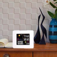 Londa Full Color LCD Wireless Weather Station with USB Charging Port and Digital Alarm Clock Weather Forecast... N15