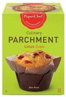 PAPER CHEF PARCHMENT CUP LOTUS, 12 PC