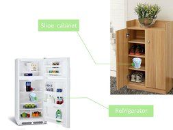 AKconu Mini Ionic Freshener Deodorizer Purifier, Odor Eliminator, Air Purifier Ionizer, for Refrigerators Closets...