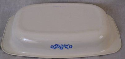 Corningware Vintage Cornflower Blue Large Open Roaster P-21 N3