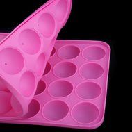 Silicone Tray Pan Mould Mold for Creating Lollipops Cake Pop Chocolate Truffle with 25pcs Sticks DIY Bakeware... N2