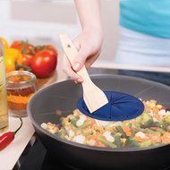 Silicone Splatter Screen Baking Mixing Bowl Guard Covers Pots, Shields From Splatter Sprays, Avoids Spills, Reduces... N4