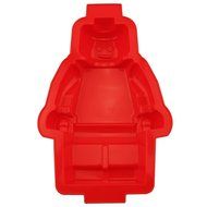 Cherion 1 Large Lego Figure Robot Silicone Cake Mold for Lego Lovers Red Color N2