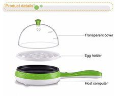 Express$ Mini Pancakes Fried Steak Electric Frying Pan Non-Stick Boiled Egg