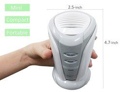 AKconu Mini Ionic Freshener Deodorizer Purifier, Odor Eliminator, Air Purifier Ionizer, for Refrigerators Closets... N3