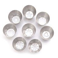 HENGSONG 8PCS Pastry Tips Piping Icing Nozzles Cake Sugarcraft Decoration Tool Stainless Steel N3