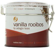Adagio Teas Clear-Top Tin Herbal Tea, Rooibos Vanilla, 4 Ounce N3