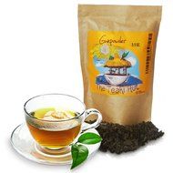 Organic Gunpowder Green Tea: 3-Time Award Winning Loose Leaf Tea &ndash; Hand-Rolled, Fair-Trade, Young And Tender Organic... N10