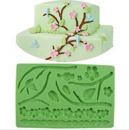 Silicone Fondant Mould Lace Mat , KOOTIPS Rose Silicone Lace Fondant Mat Mould Cake Decorating Baking Mold Sugar... N2