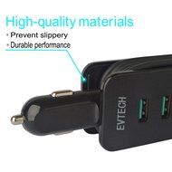 Protable Car Air Purifier,Evtech Car Ionic Air Freshener Removes Cigarette Smoke, Bacteria, Odor Smell with 2.1A... N22