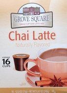 Grove Square Chai Latte, 16-count 0.53oz Single Serve Cup for Keurig K-cup Brewers N4