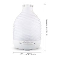 Aiho Deik Essential Oil Diffuser, 200ml Glass Cover Aroma Humidifier Whisper Quiet 4 Timer Modes &amp; 7 Color LED...