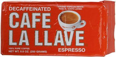 Caf&eacute; La Llave Decaf Bag, 8.8 Ounce (Pack of 12)