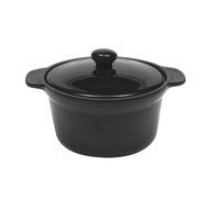 Maxwell and Williams Microstoven Black 1/2-Quart Round Mini Casserole