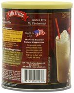 Caffe D'Vita English Toffee Cappuccino Mix, 16-Ounce Canisters (Pack of 6) N3
