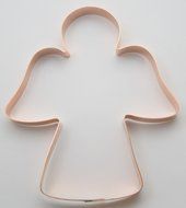 Large Copper Angel Cookie Cutter N2