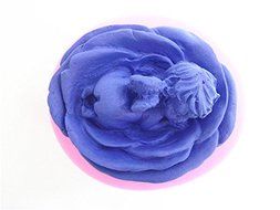 Wocuz W0458 Sleeping Angel in the Flower Candy Making Silicone Mold Cake Decoration Mould Fondant Chocolate Small...