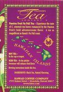 Hawaiian Islands Passion Fruit Na Pali Black Tea 20 Tea Bags N3