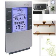 Yosoo New Digital Temperature Humidity LED Meter Thermometer Hygrometer Clock N4