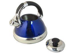 Native Spring 3-Quart Whistling Stainless Steel Tea Kettle Excellent for your Favorite Drink - Blue
