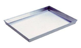 Paderno World Cuisine 41751-50 Aluminized Steel Baking Sheet Splayed Sides 3 cm
