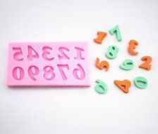 Longzang Small Alphabet Letter &amp; Number Silicone Mold Sugar Craft DIY Gumpaste Cake Decorating Clay (Upper case)
