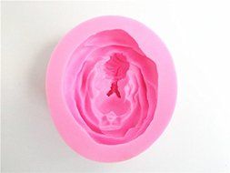 Wocuz W0458 Sleeping Angel in the Flower Candy Making Silicone Mold Cake Decoration Mould Fondant Chocolate Small... N2
