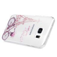 Badalink Galaxy S7 Edge Case Clear Soft TPU Rubber Skin Bumper Case Shockproof Flexible Easy Grip Colorful Painting... N2