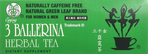 3 Ballerina Diet Tea Extra Strength for Men and Women (3 Boxes x 18 Bags) N2