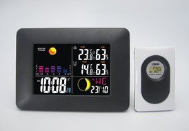 Londa 433MHz Wireless Weather Station LED Backlight Digital Alarm Clock Indoor Outdoor Thermometer Hygrometer... N5
