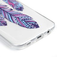 Badalink Galaxy S7 Edge Case Clear Soft TPU Rubber Skin Bumper Case Shockproof Flexible Easy Grip Colorful Painting... N10
