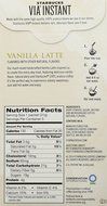 Starbucks Via Vanilla Latte - Pack of 3 - (15 Servings Total) N2