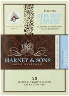 Harney and Sons Earl Grey Supreme Tea, 20 Wrapped Sachets N4