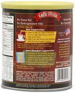 Caffe D'Vita English Toffee Cappuccino Mix, 16-Ounce Canisters (Pack of 6) N6