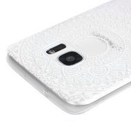 Badalink Galaxy S7 Edge Case Clear Soft TPU Rubber Skin Bumper Case Shockproof Flexible Easy Grip Colorful Painting... N12