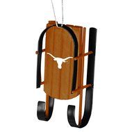 NCAA Texas Longhorns Plastic Christmas Ball Ornament 5 Pack Foam Sled Bundle 3 Pack By Forever Collectibles N3