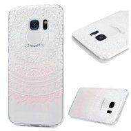 Badalink Galaxy S7 Edge Case Clear Soft TPU Rubber Skin Bumper Case Shockproof Flexible Easy Grip Colorful Painting... N13