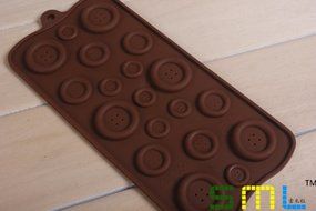 Lvxuan Silicone Fastener Chocolate Molds Jelly Ice Molds Cake Mould Bakeware