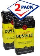 Bustelo Supreme Whole Bean. 16 oz, pack of 2