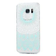 Badalink Galaxy S7 Edge Case Clear Soft TPU Rubber Skin Bumper Case Shockproof Flexible Easy Grip Colorful Painting... N18