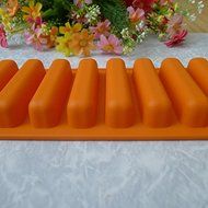 10 grid Icicle Finger cake Silicone Cake Mold Pudding mold Chocolate molds Ice lattice mold
