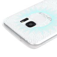 Badalink Galaxy S7 Edge Case Clear Soft TPU Rubber Skin Bumper Case Shockproof Flexible Easy Grip Colorful Painting... N19